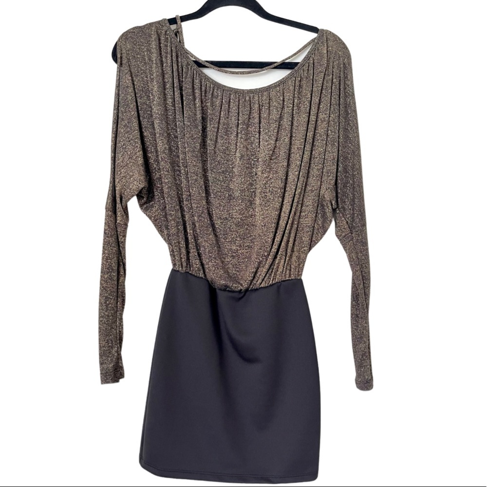 FOREIGN EXCHANGE black short dress.  Size S/P.